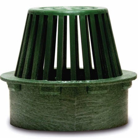 HOMESTEAD 70 3 in. Green Flat Top Structural Foam Polyolefin Atrium Grate HO136145